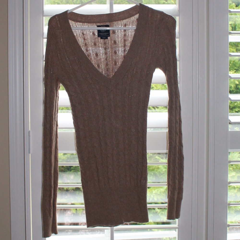 American Eagle Cable knit sweater
